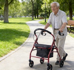 2025New High Quality Adjustable Adult <b>Rollator</b> <b>Walker</b> Durable Aluminium Alloy <b>Walkers</b> for Elderly Folding Multifunctional <b>Walker</b> - Product Image 1