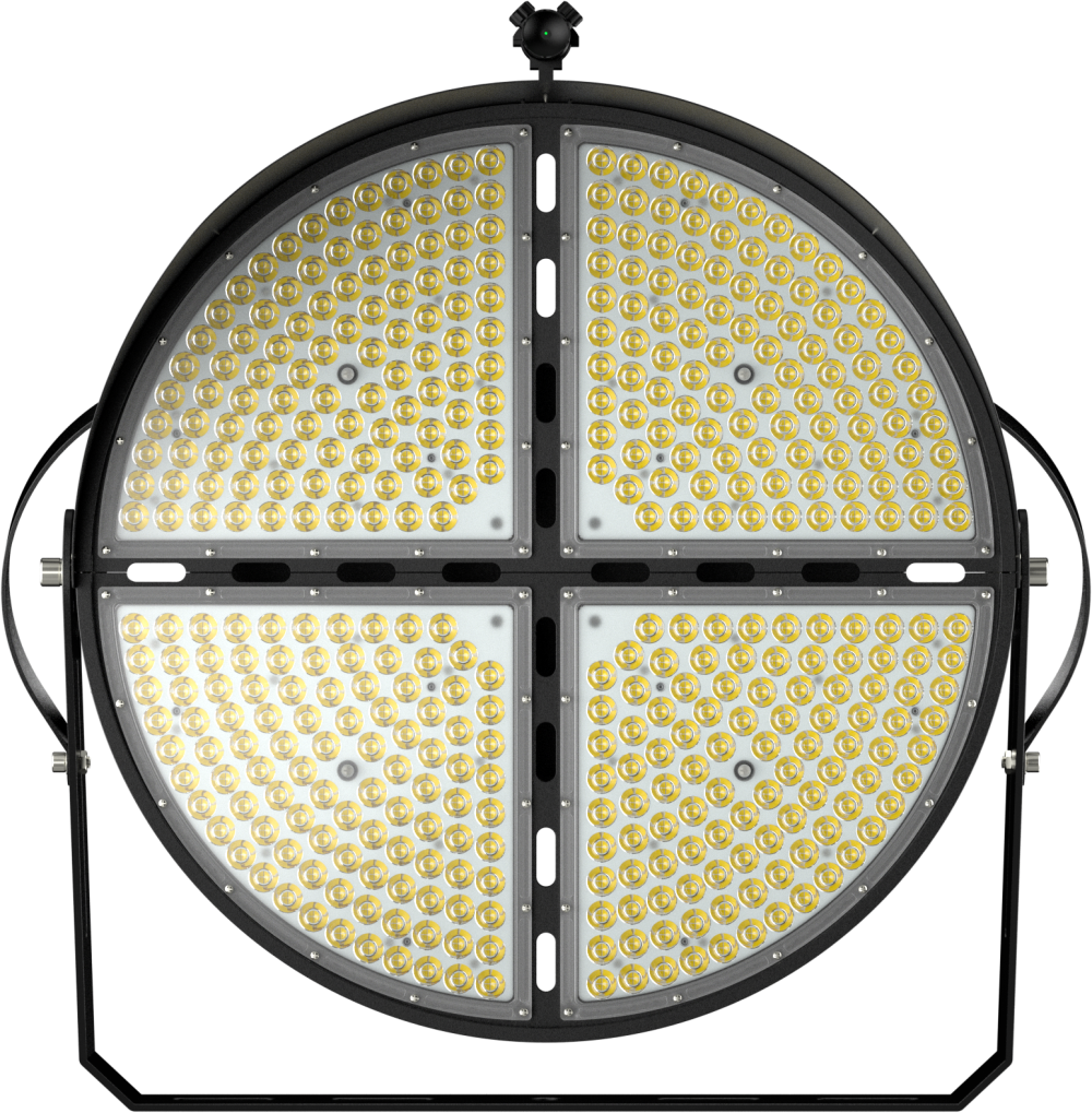 IP66 High Performance LED Sports Light Aluminum High Mast Lights Weather Resilient Soccer Stadium Lighting