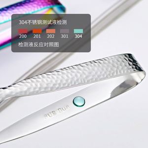 ที่คีบขนมหวานขนาดเล็ก 4 นิ้ว ดีไซน์ใหม่ โลโก้สั่งทำได้ ผลิตจากสแตนเลส 304 สีทอง สำหรับเสิร์ฟ - Product Image 6
