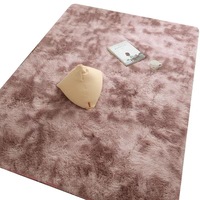 Tapis de luxe en fourrure synthétique à poils longs, moquette douce en polyester, couleur unie, grande taille, tapis de sol pour chambre à coucher, chambre d'enfant, hôtel