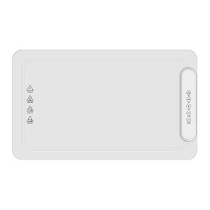 Plaque chauffante en silicone blanche 210W, commande tactile, plaque chauffante électrique de comptoir, chauffe-aliments multifonctionnel - Product Image 5