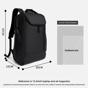 Large-Capacity Double-<b>Back</b> Men's Business <b>Laptop</b> Backpack Shoulder Leisure Polyester Multi-Functional Travel <b>Pack</b> - Product Image 2
