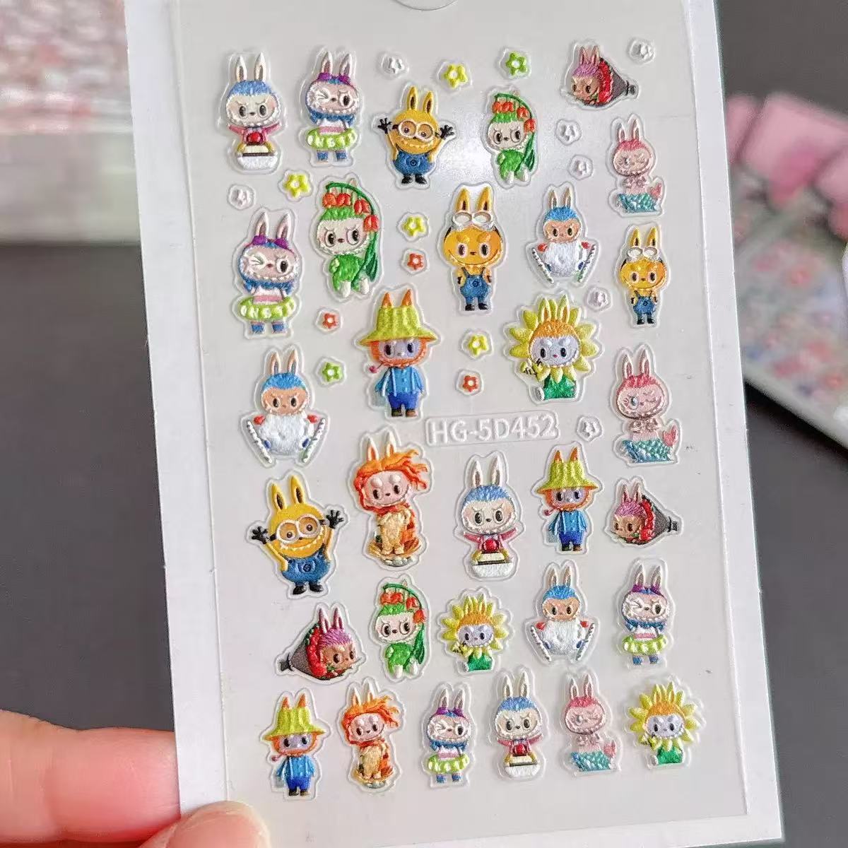 แผ่นสติกเกอร์ลายสาว