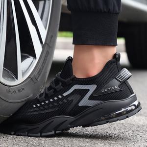 <span class=keywords><strong>Scarpe</strong></span> <span class=keywords><strong>Antinfortunistiche</strong></span> GUYISA Nuove alla Moda, Traspiranti, in Tessuto Volante, Suole in Gomma Resistenti all'Usura, <span class=keywords><strong>Scarpe</strong></span> da Lavoro per Esterni con Punta in Acciaio - Product Image 3