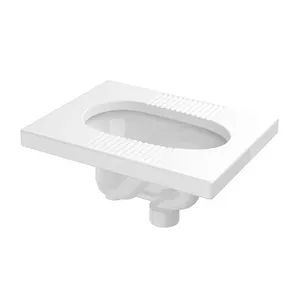 Modern Build In Platform colore bianco bagno Wc In ceramica Squat Toilet Pan