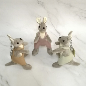 Mignon en peluche kangourou <span class=keywords><strong>porte</strong></span>-<span class=keywords><strong>clés</strong></span> rétro 3D poupée jouets Animal <span class=keywords><strong>porte</strong></span>-<span class=keywords><strong>clés</strong></span> poupée Machine affaires Promotion fille cadeau - Product Image 2