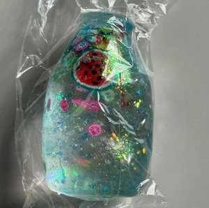 Glitter Filled Fruit Drift Bottle Squeeze <b>Toy</b> Slow Rebound Sensory Fidget for Stress Relief and Creative <b>Desk</b> Decor - Product Image 1