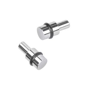 Supports de tablette en métal filetés OEM de 5 mm avec joints toriques en caoutchouc antidérapants, <span class=keywords><strong>chevilles</strong></span> chromées <span class=keywords><strong>pour</strong></span> étagères de placards et armoires - Product Image 2