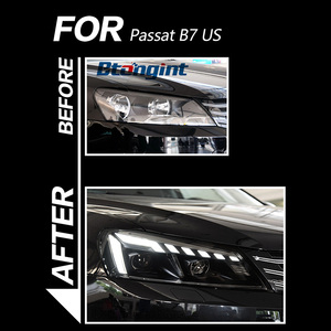 Fari a LED Accessori Auto Adatti per Sistemi di Illuminazione Auto 11-16 <span class=keywords><strong>Volkswagen</strong></span> <span class=keywords><strong>Passat</strong></span> <span class=keywords><strong>B7</strong></span> Assemblaggio Modificato per Audi - Product Image 6