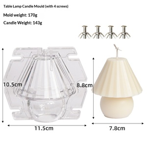 แม่พิมพ์<span class=keywords><strong>เทียน</strong></span><span class=keywords><strong>หอม</strong></span>รูปโคมไฟตั้งโต๊ะแบบสองชิ้น ดีไซน์จีบสไตล์<span class=keywords><strong>เกาหลี</strong></span> และสไตล์อินสตาแกรม - Product Image 5