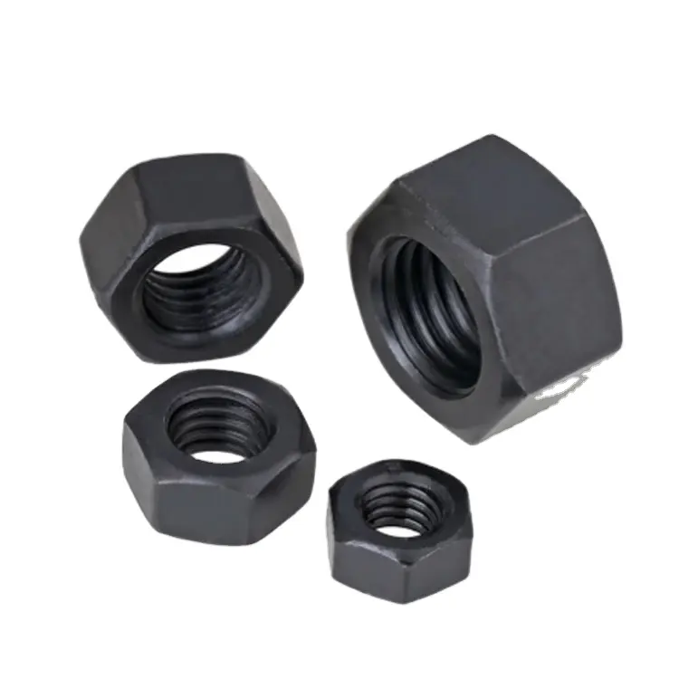 DIN 934 oxyde noir de grande taille à haute résistance et écrou à tête hexagonale en laiton M64