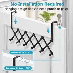 Toproona — porte-serviettes mural pour salle de bain, penderie et chapeau, organisateur, sac à <span class=keywords><strong>ceinture</strong></span>, 2019 - Product Image 2