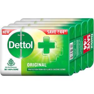 Para Dettol Original 125gm jabón de baño hecho a mano limón perfumado antiacné blanqueamiento antiséptico jabón de baño paquete de 4 - Product Image 3