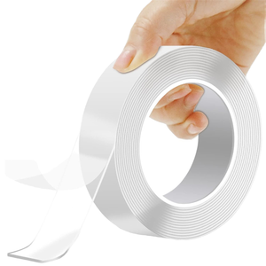 Cinta de Espuma de Sellado de Doble Cara, Transparente, Reutilizable, de Acrílico, Termofusible, Autoadhesiva, Impermeable, de Poliéster, para Uso Automotriz - Product Image 4