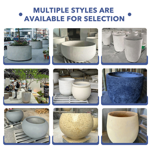 Tùy Chỉnh Thiết Kế Trang Trí Tầng Gắn Lớn Trang Trí Thông Tư Grc Bê Tông Ngoài Trời Hoa Cây Trồng Vườn Chậu - Product Image 2