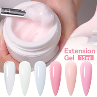 Gel Constructeur Professionnel pour Réparation d'Extensions d'Ongles et Modélisation 3D, Gel UV LED pour Ongles, Fournitures d'Onglerie en Gros, Marque Privée OEM