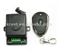 Télécommande universelle sans fil Yaoertai YET001 à 4 touches pour porte de garage, code d'apprentissage RF EV1527