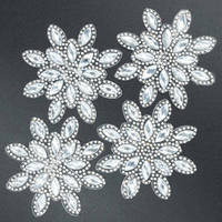 Autocollant personnalisé de luxe avec gros diamant et pétale irrégulier pour le corps brillant argent strass cache-tétons sexy réutilisable pour femmes