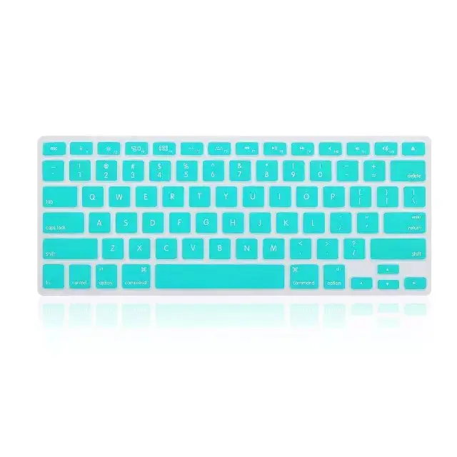 EU US French silicone Keyboard Covers Protector Transparent Colorful For Macbook Air Pro Retina 11 13 15 inch