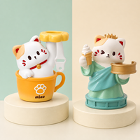 Tempat Jam Tangan Kucing Kartun Modern Kreatif, Figur Hewan Lucu, Ornamen Meja, Dekorasi Rumah Kantor, Hadiah, Buatan Cina