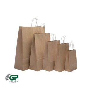 Sacs en papier avec poignées en corde miniatures de qualité supérieure à prix raisonnable avec votre propre logo - Product Image 6