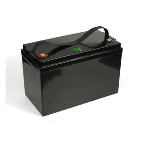 Deep Cycle LCD 12 V 12.8V 100Ah 200Ah LifePO4 agli ioni di litio 12 volt 100 amp ora batteria di accumulo di energia per sistema solare