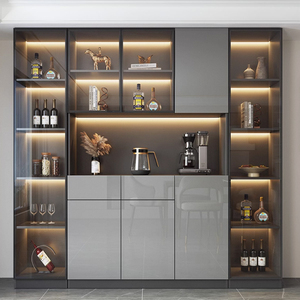 <span class=keywords><strong>Credenza</strong></span> di Lusso Moderna all'Ingrosso per Sala da Pranzo e Cucina, Mobile Buffet in Legno Laccato Lucido, Credenze in Vendita - Product Image 2