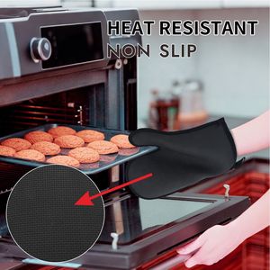 Maniques de four personnalisées pour la cuisson, la pâtisserie, le grillage et le barbecue – Résistantes à la chaleur, isolées, antidérapantes, imperméables et réutilisables - Product Image 3