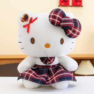 Ours en peluche à carreaux créatif <span class=keywords><strong>personnalisé</strong></span> Soulagement du stress pour unisexe Cadeau saisir mignon Commerce extérieur en gros avec doublure en maille - Product Image 2