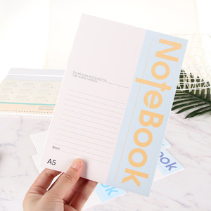 Carnet de notes A5 à spirale économique pour étudiants avec couverture en papier personnalisable pour les <span class=keywords><strong>devoirs</strong></span> et l'usage au bureau - Product Image 4