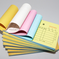 Fabricant chinois de carnets de factures en papier autocopiant NCR sur mesure, carnets de commandes de vente en papier carbonisé pour usage commercial