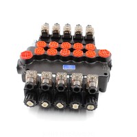 Vanne de commande hydraulique à bobine avec télécommande électrique pour hydraulique
