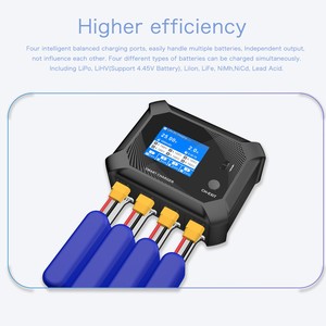 Cargador inteligente UP9 AC-100W DC-200W de 4 canales con carga rápida para baterías de litio 1-6S - Product Image 4