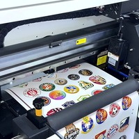 Imprimante numérique à plat 3D TPU UVDTF avec une largeur d'impression de 30 cm CMYK pour tissu