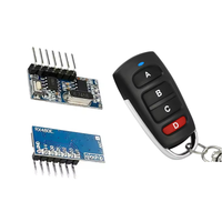 Module décodeur de code pour télécommande sans fil315Mhz 433Mhz Module RF récepteur et émetteur Module 7 canaux apprentissage