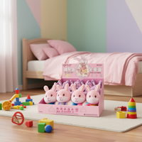 Boneka Kelinci Kuning Super Lembut 11CM-30CM Isi Kapas PP Hadiah Paskah untuk Anak Usia 2-4 Tahun Unisex