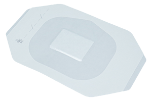 แผ่นแปะติดแผลกันน้ำได้ผ่านการฆ่าเชื้อทางการแพทย์ฟิล์ม PU ใสดูดซับได้สูงแผ่นแปะติดทน - Product Image 6