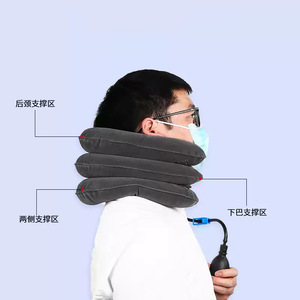 Dispositivo de tracción cervical inflable Morning Industry, soporte médico para el cuello, para el cuidado de la columna cervical, uso doméstico. - Product Image 2