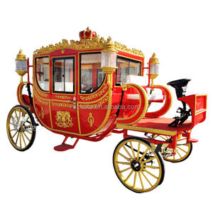 Chariot de mariage personnalisé similaire à une calèche royale électrique pour la visite des sites, à vendre - Product Image 4