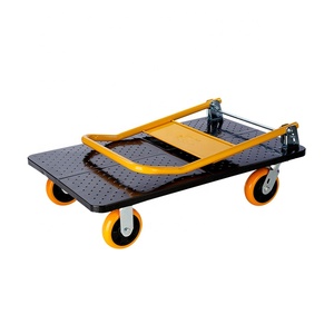 300kg 500kg 700kg kim loại gấp tay giỏ hàng Heavy Duty thép nền tảng tay xe tải 1102lb xe đẩy di động 661lb có thể gập lại tay giỏ hàng - Product Image 2