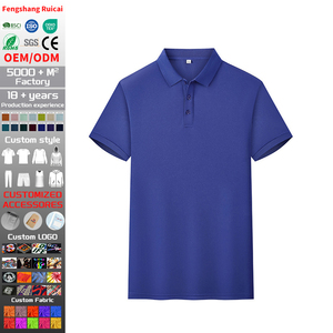 Cross-border Exclusive 220g Polyester/Cotton Cool-touch POLO Shirt, Short Sleeve, Unisex Custom Promotional Wear, Workwear