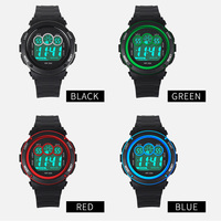 Jam tangan Digital untuk anak-anak, arloji olahraga luar ruangan pelajar anak laki-laki, jam tangan modis LCD