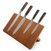 Ventes chaudes - Ensemble de couteaux japonais en acier inoxydable Aus10 avec manche en résine - Ensemble de couteaux de cuisine