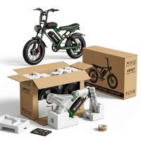 Vélo électrique à pneus larges à double moteur 2000W, 48V 17.5Ah, 20 pouces, VTT électrique pour adultes, tout-terrain, hors route