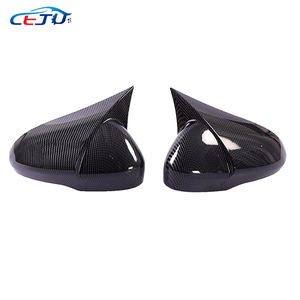 Noir brillant ABS Carbone Look M Style Voiture Côté Porte Rétroviseur Couvre Capuchons pour <span class=keywords><strong>Ford</strong></span> Fusion <span class=keywords><strong>Mondeo</strong></span> Turnier <span class=keywords><strong>ST</strong></span> <span class=keywords><strong>Line</strong></span> 2014-2021 - Product Image 2