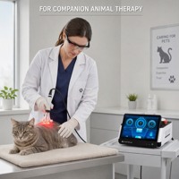 Sistema de Terapia Láser para Mascotas PHOMED CureLight 650nm 810nm 980nm para Artritis, Dolor Articular, Inflamación y Cuidado de Tejidos Blandos
