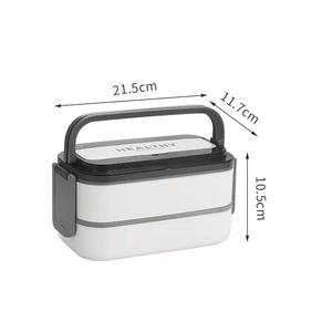 2025 Unique dernier micro-ondes sûr Durable en plastique thermique ours boîte à lunch enfants ensemble étanche sac chauffant bouteille d'eau pour - Product Image 4