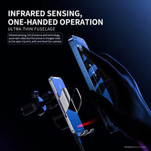 Best-seller Chargeur sans fil magnétique pour voiture Support de téléphone pour <span class=keywords><strong>iPhone</strong></span> 14 13 Samsung Infrarouge <span class=keywords><strong>Induction</strong></span> Charge rapide - Product Image 3