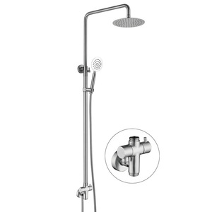 Juego de grifo de ducha fría individual de acero inoxidable 304 transfronterizo Ducha de <span class=keywords><strong>baño</strong></span> doméstica montada en la pared en superficie - Product Image 5