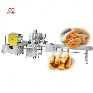 Automatic Vietnamese Spring Roll Making Chicken Potato Spring Roll Forming Machine